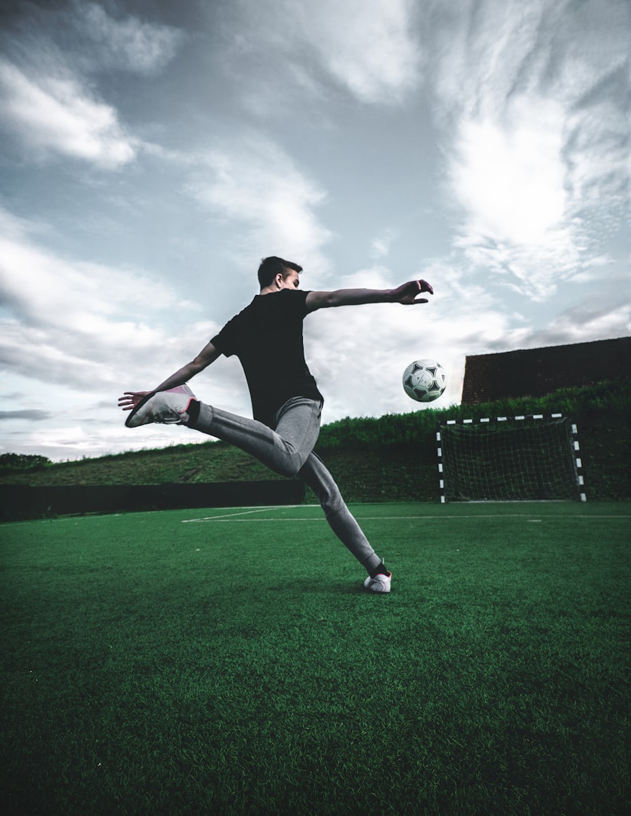 Real Madrid Full Tracksuit — training kick under open sky
